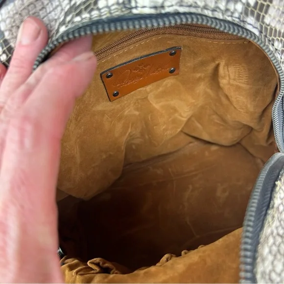 Patricia Nash Python Collection Backpack. - Picture 8 of 8